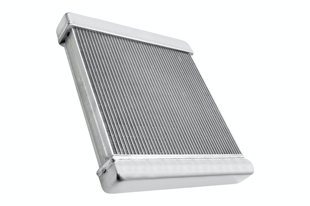 car radiator heater isolated on white background